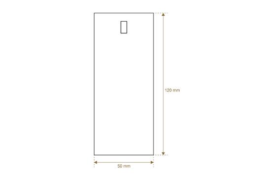 Kartónový štítok so šnúrkou Model HT-M101
