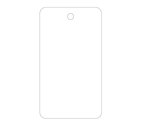 Kartónový štítok so šnúrkou Model HT-M98