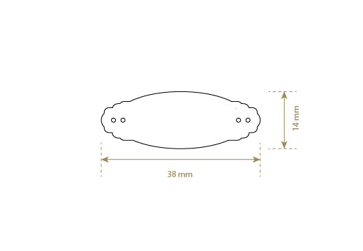 Štítek z umělé kůže Model EP-M102