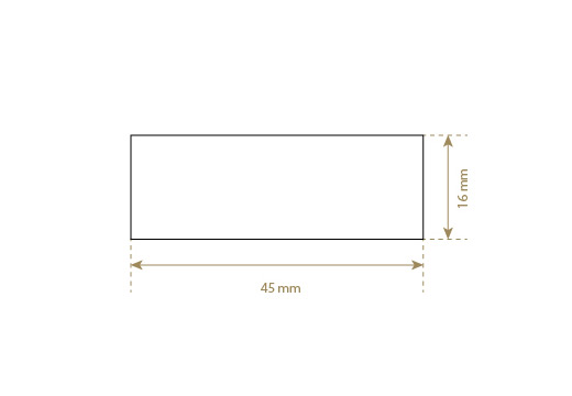 Štítek z umělé kůže Model EP-M112
