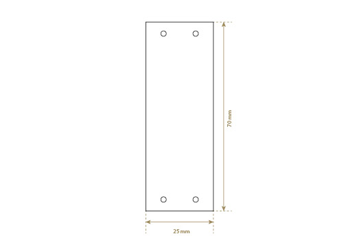 Štítek z umělé kůže Model EP-M119