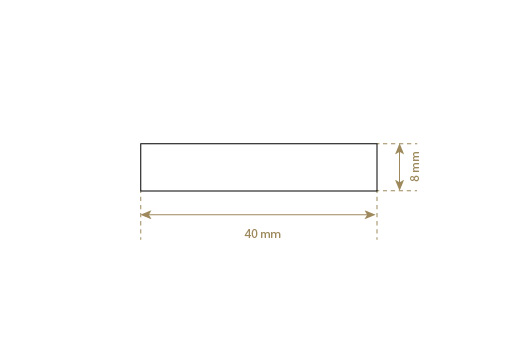 Štítek z umělé kůže Model EP-M125