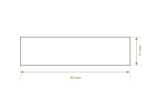 Štítek z umělé kůže Model EP-M135