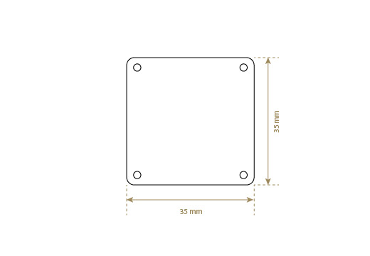 Štítek z umělé kůže Model EP-M138