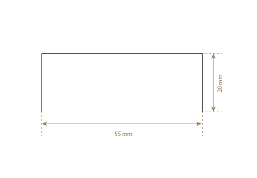Štítek z umělé kůže Model EP-M156