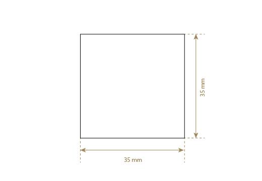 Štítek z pravé kůže Model EP-M45