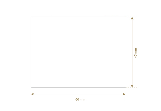 Štítek z pravé kůže Model EP-M48