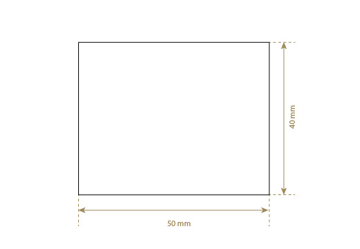 Štítek z pravé kůže Model EP-M50