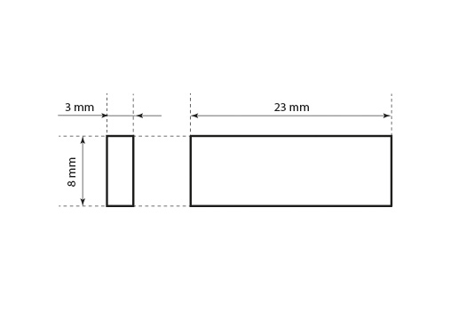 Plastové plomba Model ST-M143