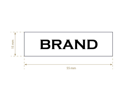 Tištěný textilní štítek Trendy Style Model TL-M10