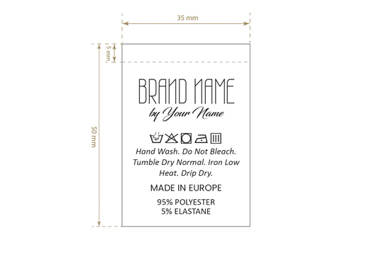 Údržbový štítek Model TC-M197