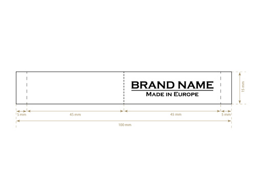 Tkaný štítek New Look Style Model WL-M61